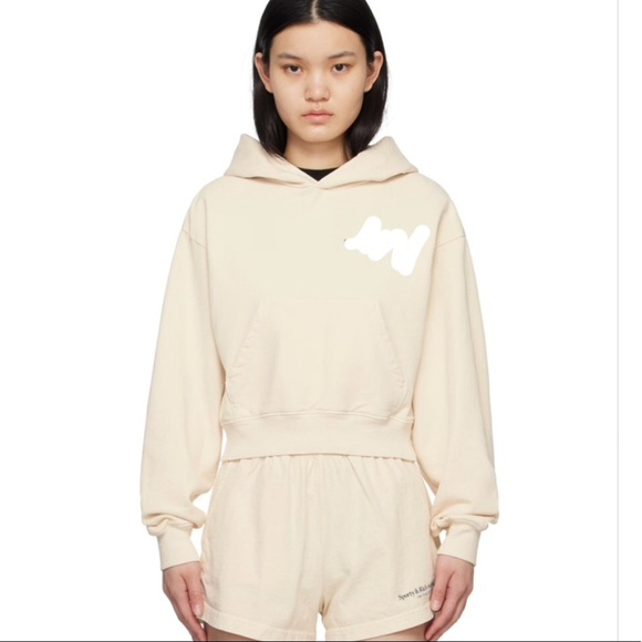 Sporty & Rich Sweaters - Sporty & Rich hoodie sweatshirt cotton Sz S
